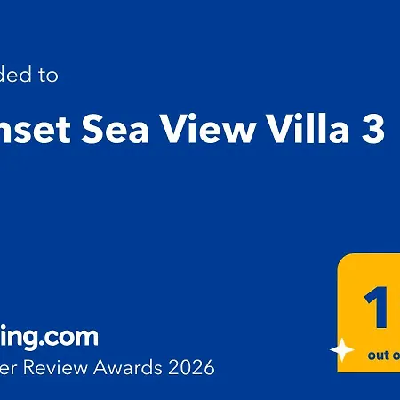 Sunset Sea View 3 Villa