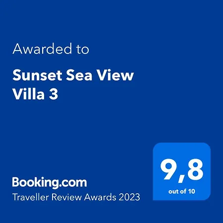 Villa Sunset Sea View 3 Agios Georgios Pagon