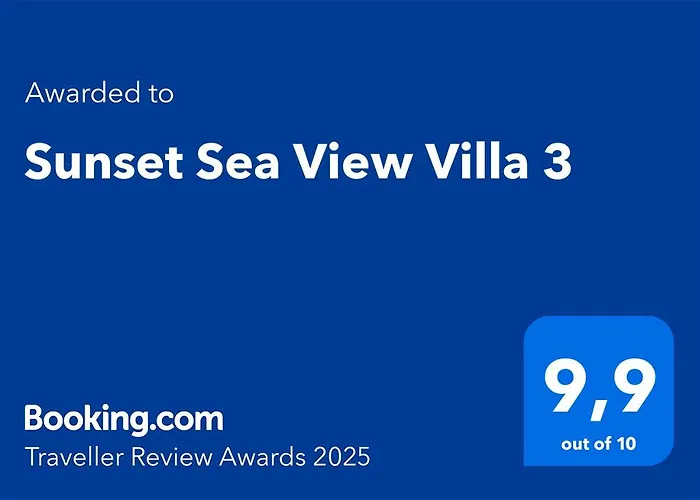 Sunset Sea View 3 Вилла Агиос-Георгиос-Пагон